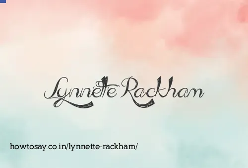 Lynnette Rackham