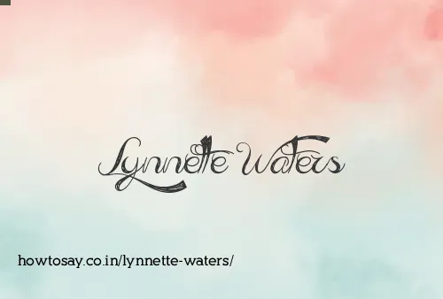 Lynnette Waters