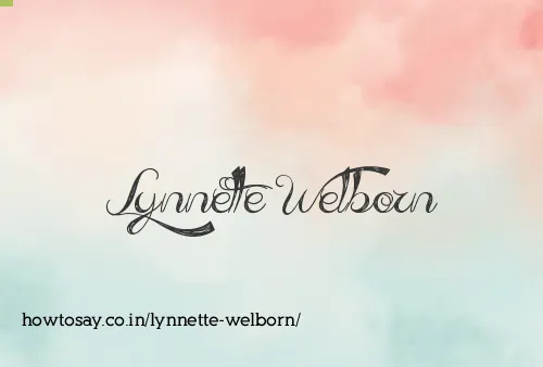 Lynnette Welborn