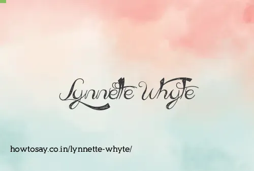 Lynnette Whyte