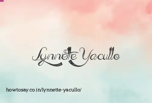Lynnette Yacullo