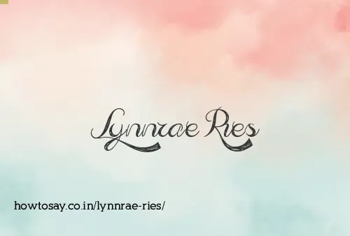 Lynnrae Ries