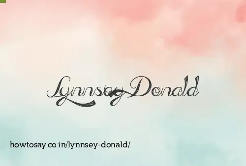Lynnsey Donald