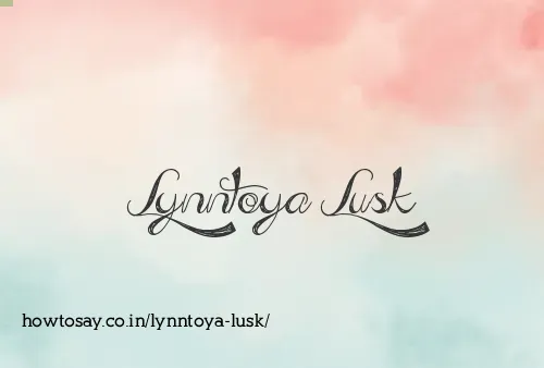 Lynntoya Lusk
