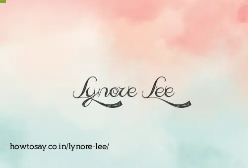 Lynore Lee