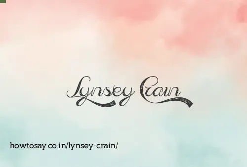 Lynsey Crain