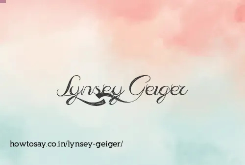 Lynsey Geiger