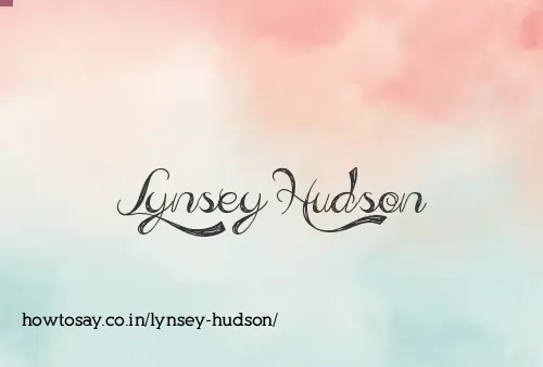 Lynsey Hudson
