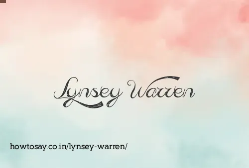 Lynsey Warren