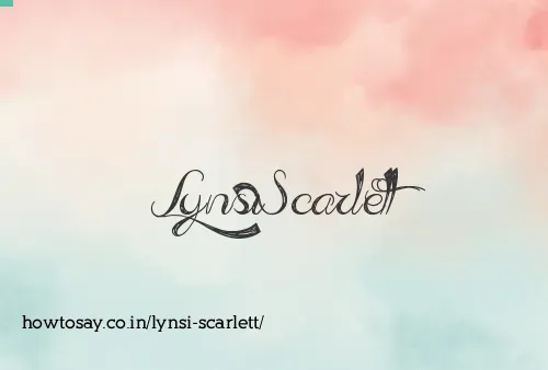 Lynsi Scarlett