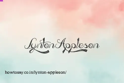 Lynton Appleson