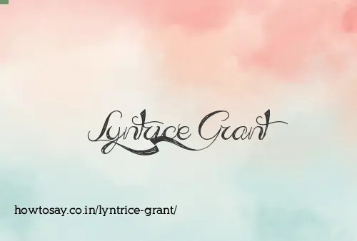Lyntrice Grant
