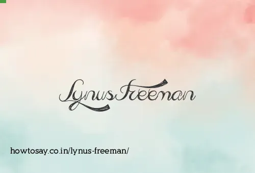 Lynus Freeman