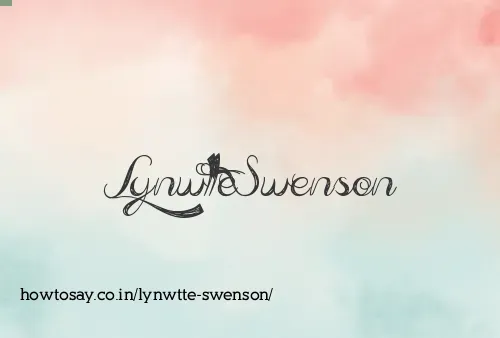 Lynwtte Swenson