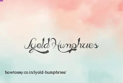Lyold Humphries