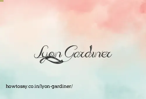 Lyon Gardiner