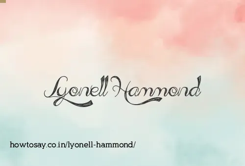 Lyonell Hammond