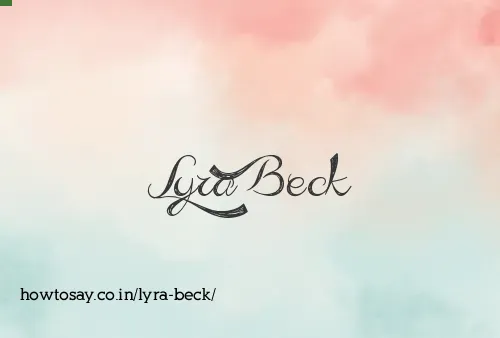 Lyra Beck