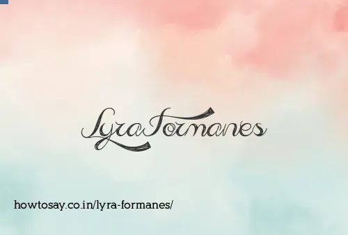 Lyra Formanes