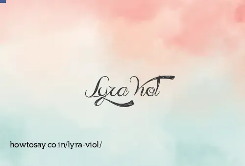 Lyra Viol