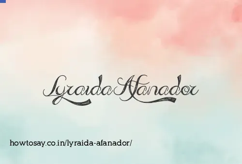 Lyraida Afanador