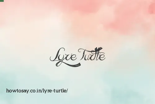 Lyre Turtle