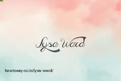 Lysa Ward