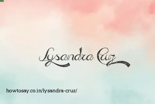 Lysandra Cruz