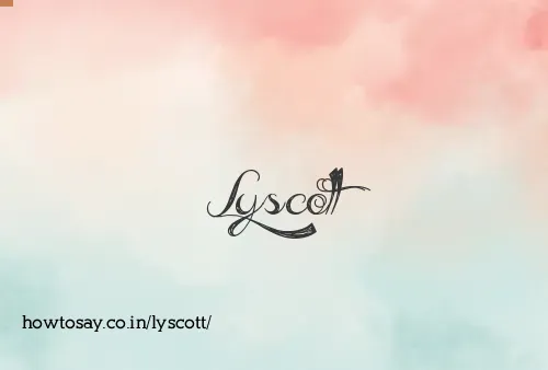 Lyscott