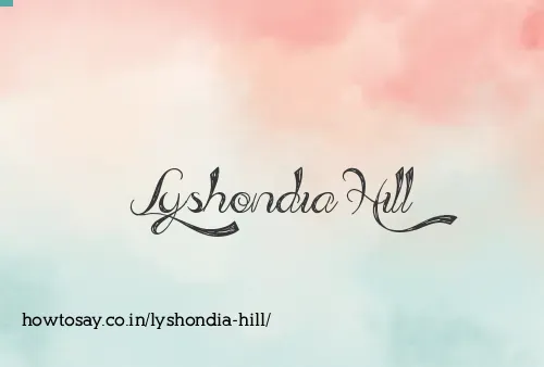 Lyshondia Hill