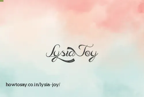 Lysia Joy