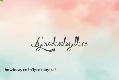 Lysokobylka