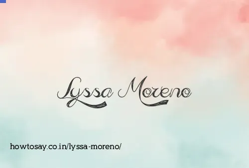 Lyssa Moreno