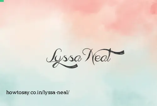 Lyssa Neal