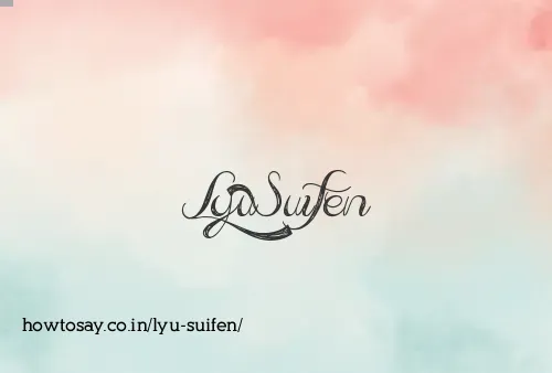 Lyu Suifen