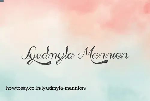 Lyudmyla Mannion
