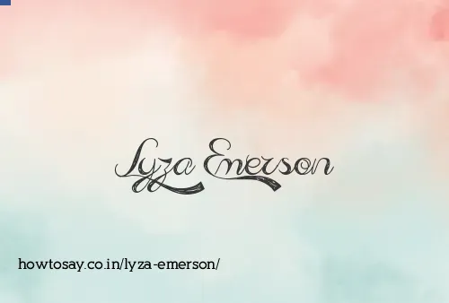 Lyza Emerson