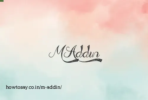 M Addin