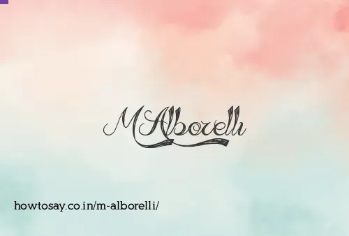 M Alborelli