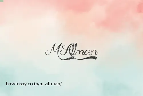 M Allman