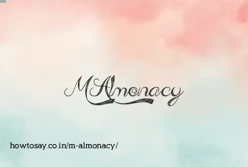 M Almonacy