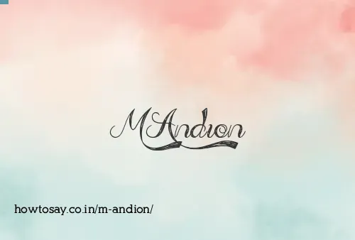 M Andion