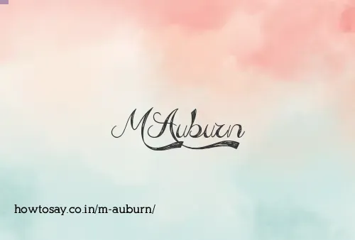 M Auburn