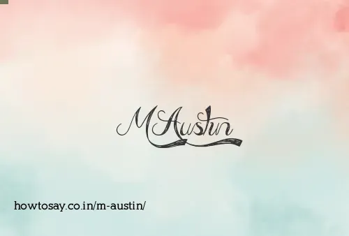 M Austin