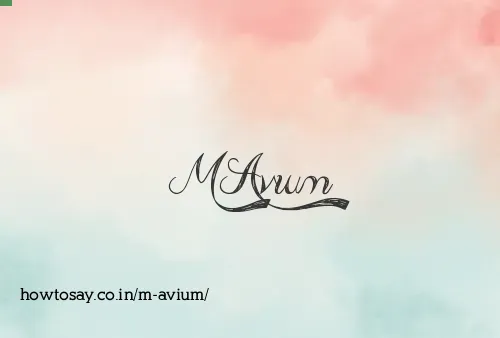 M Avium