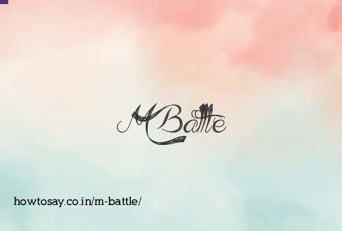M Battle