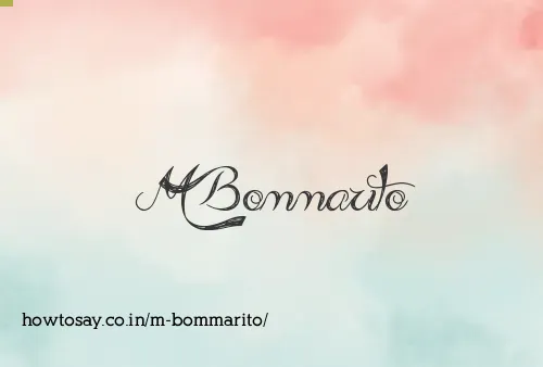 M Bommarito