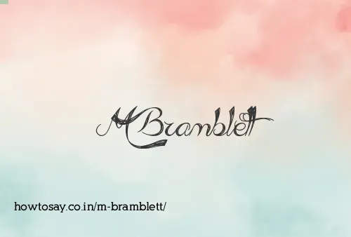 M Bramblett