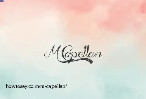 M Capellan