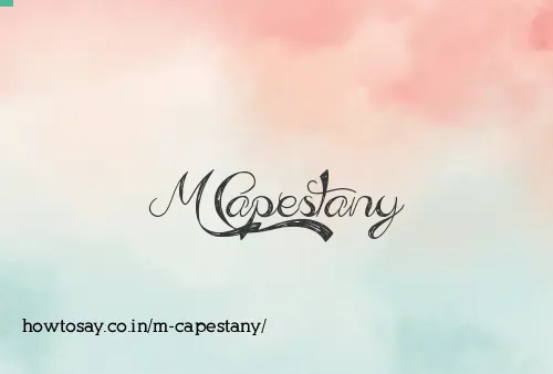 M Capestany